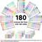 360 Pack Gel Pens Set, 180 Colors Gel Pen Set Plus 180 Color Refills Perfect for Adult Coloring Books Doodling Drawing Art Markers